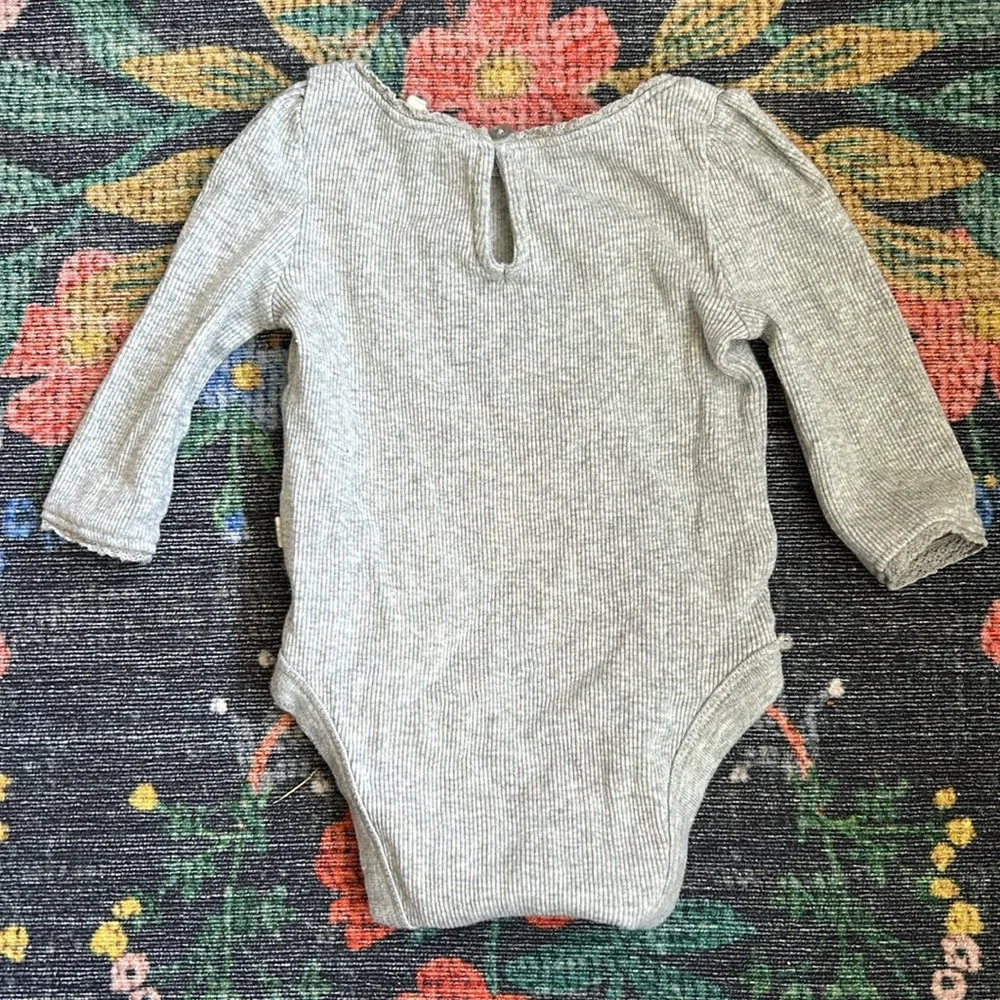 Gap Lace Trim Onesie Bundle, Size 0-3 Months